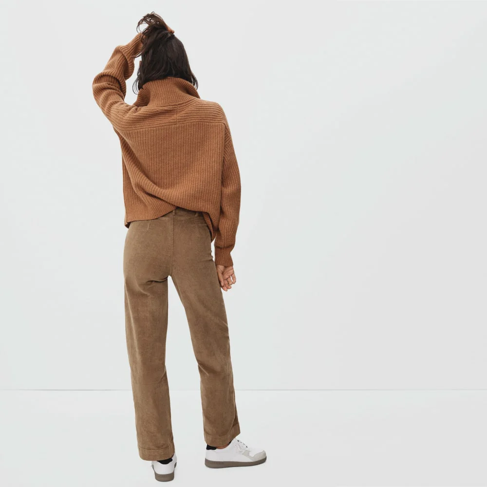The Corduroy Wide-Leg Pant | Toasted Coconut