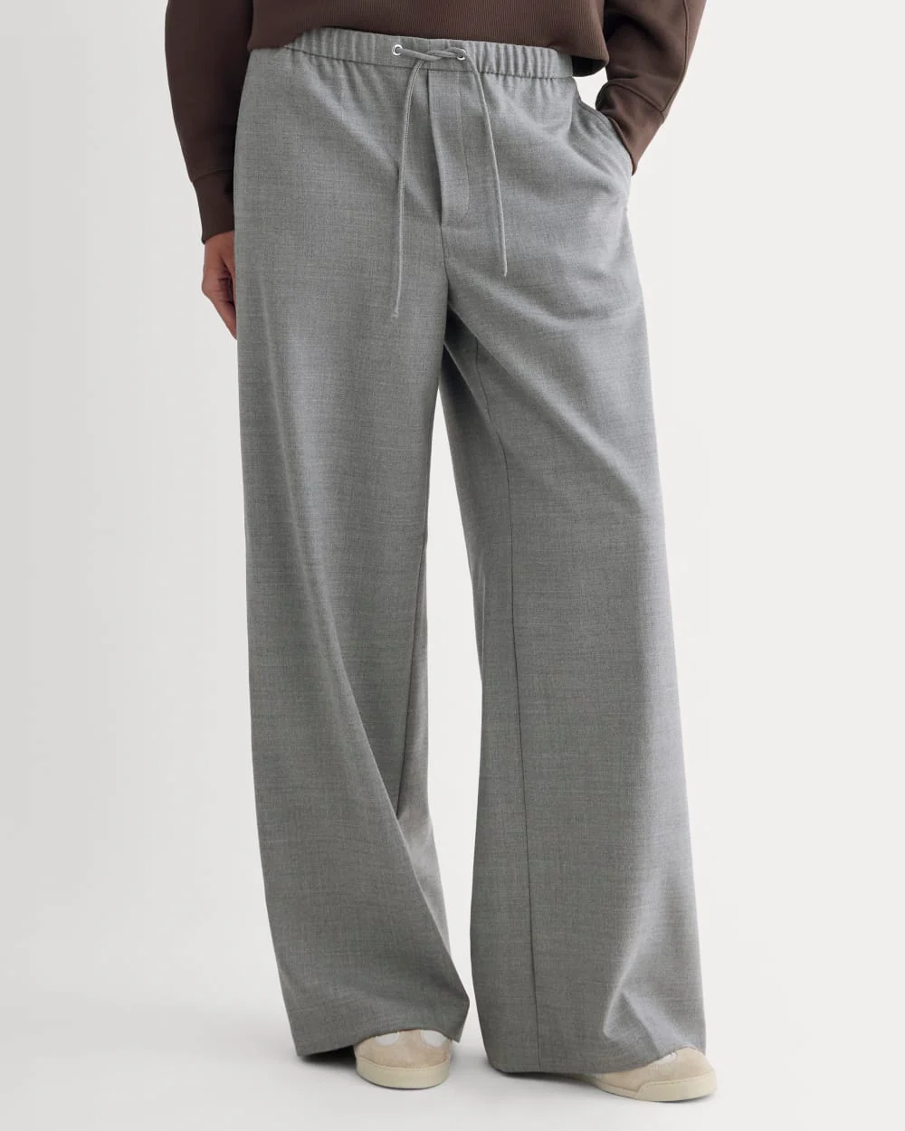 The Pull-On Trouser in Tailor Twill | Heather Graphite