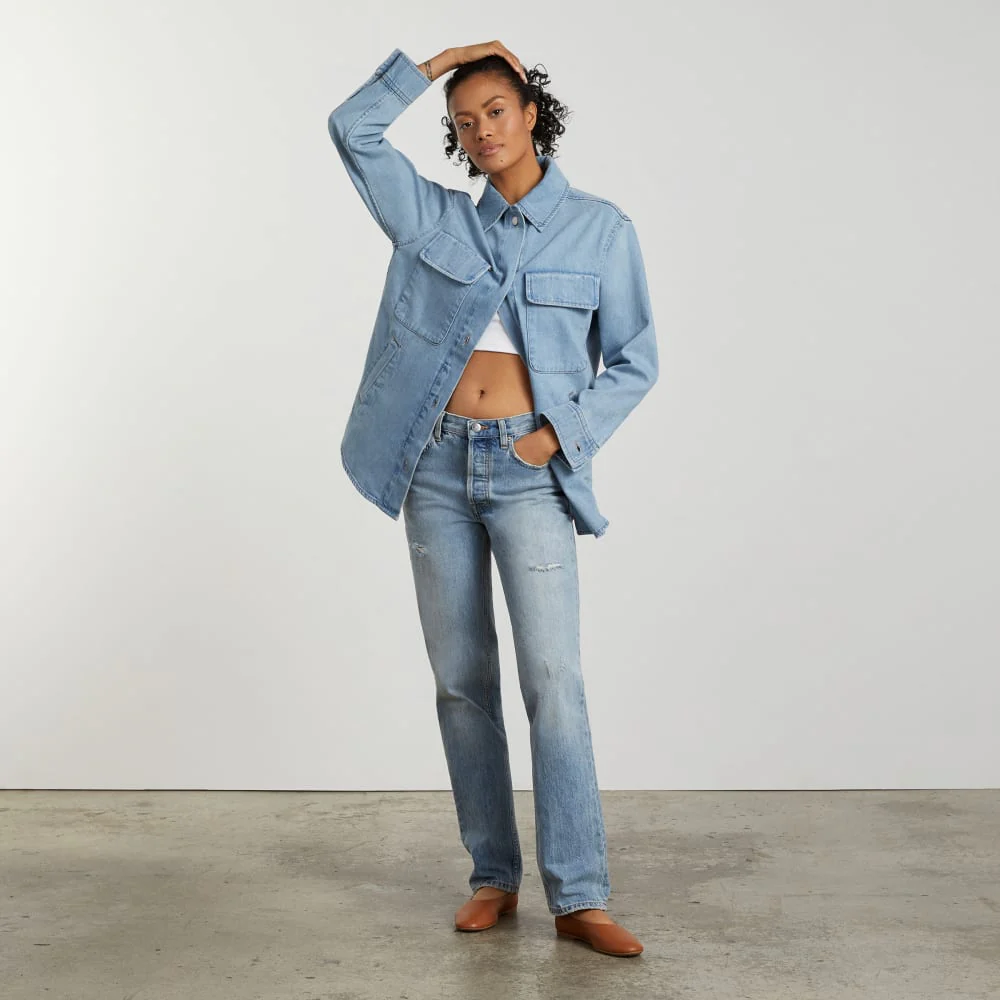 The Denim Shirt Jacket | Myrtle Sky