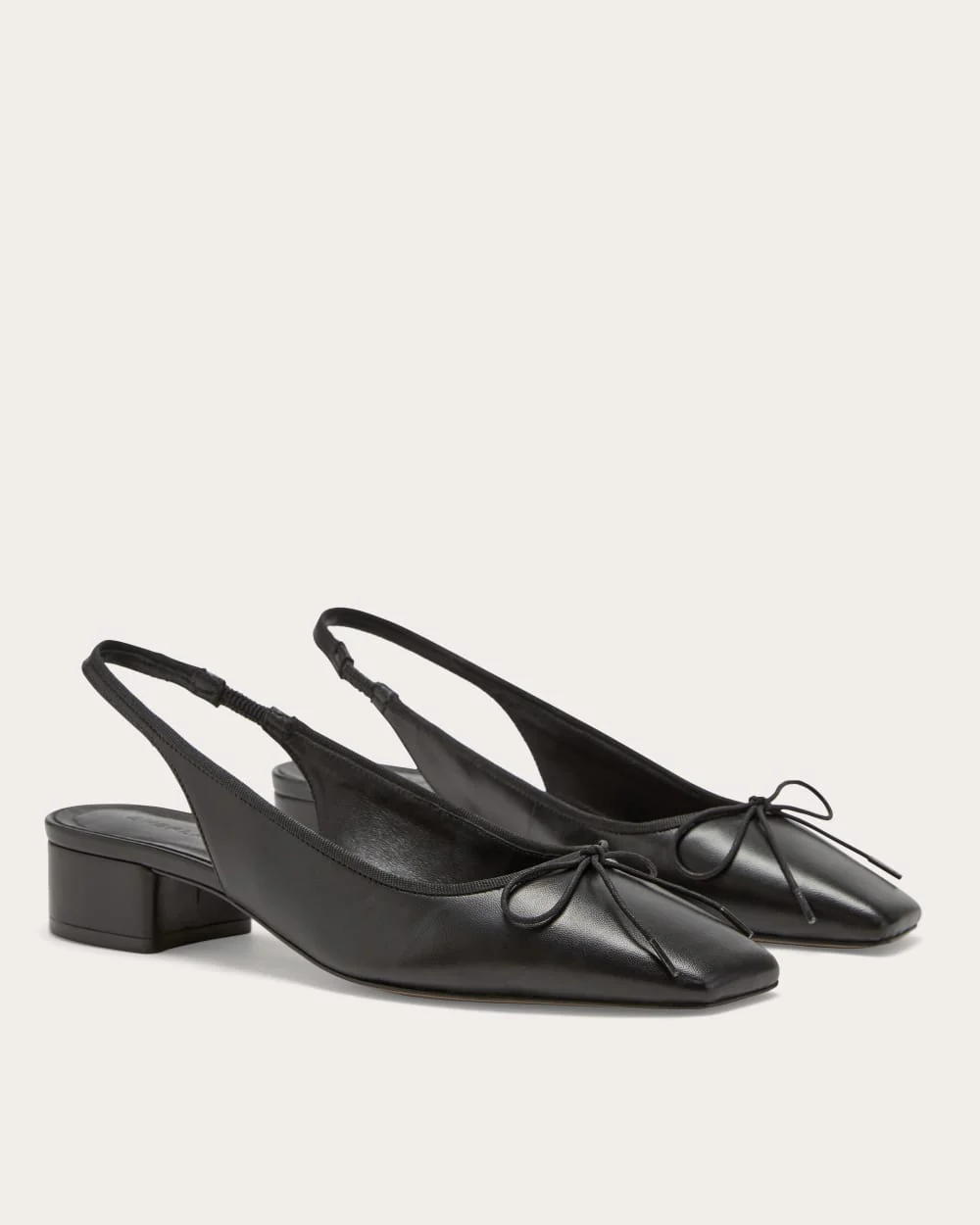 The Ballet Slingback Heel | Black