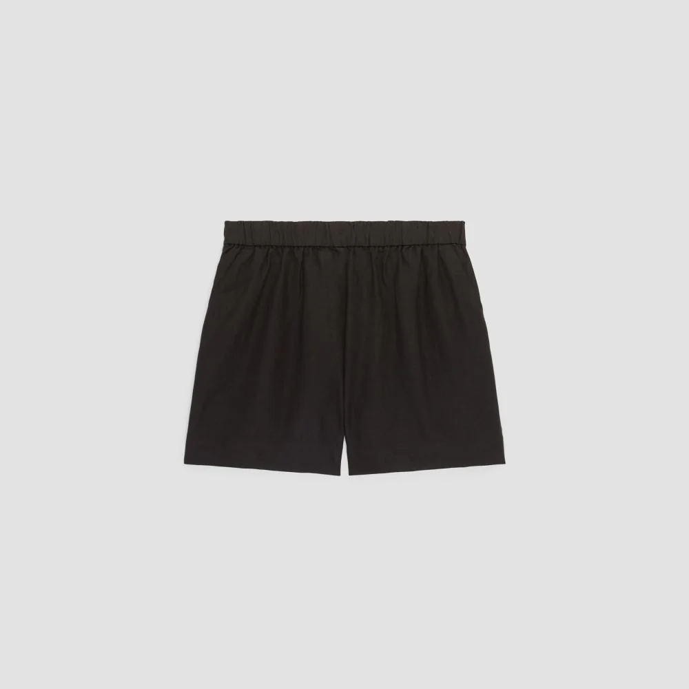 The Linen Boxer Short | Black