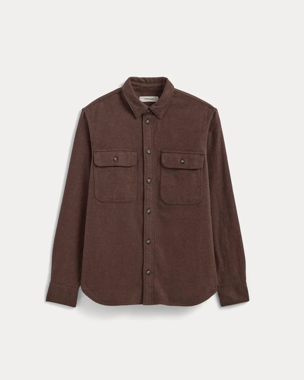 The Heavyweight Overshirt | Uniform | Heather Earth Brown