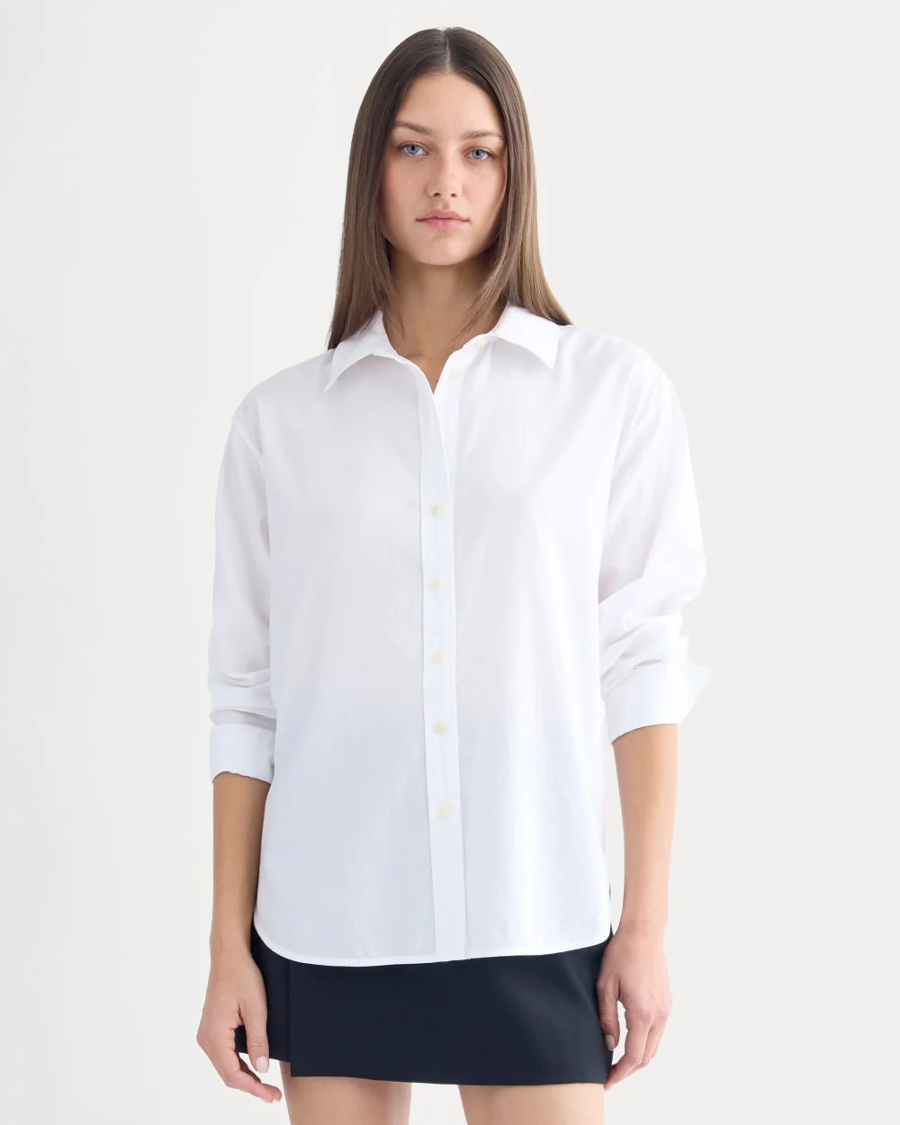 Everyday Shirt in Silky Cotton | White