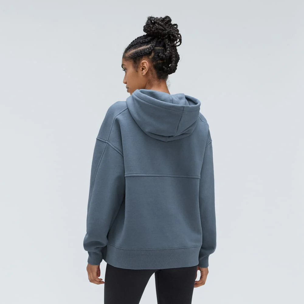 The Track Organic Cotton Popover | Faded Blue