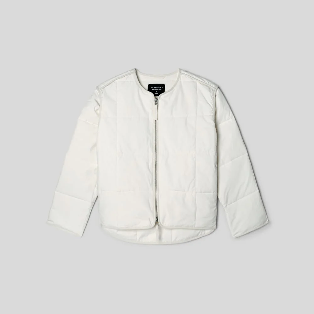 The Quilted Cotton Liner | Bone