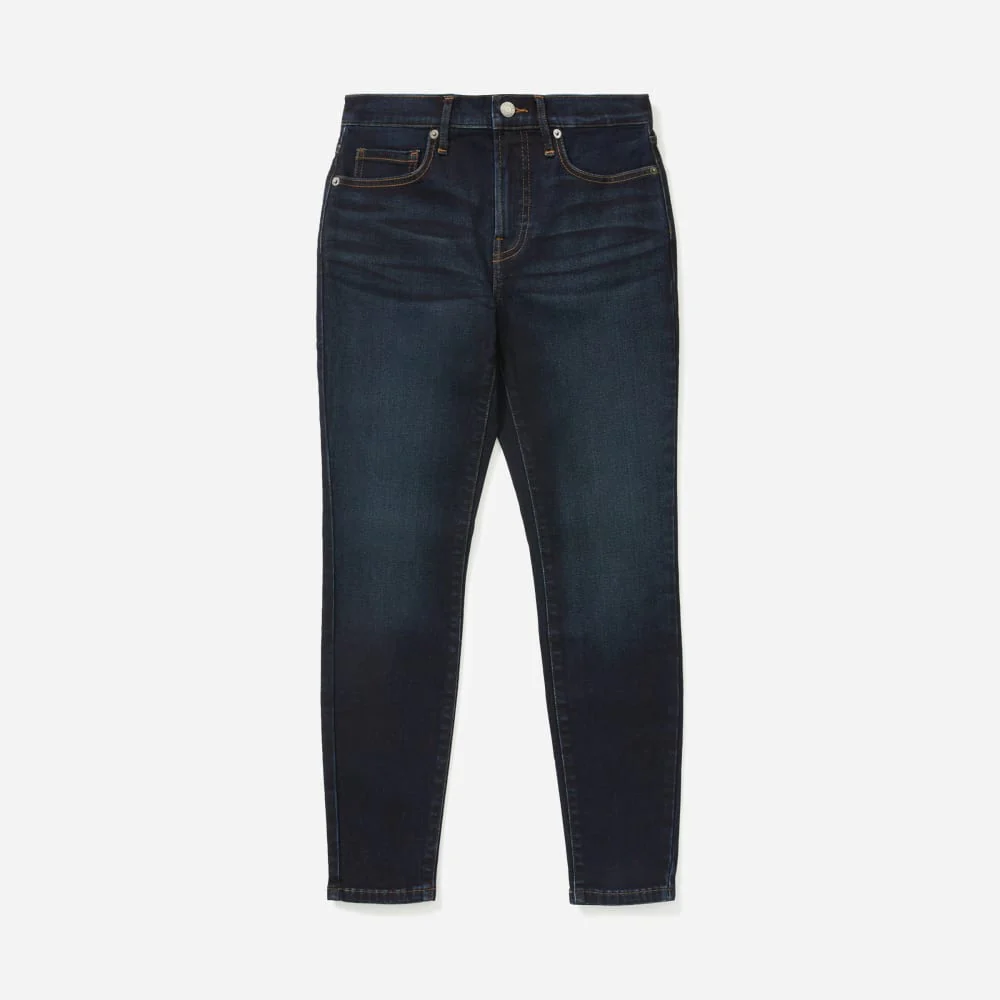 The Authentic Stretch High-Rise Skinny | Deep Indigo | 28.5 Inseam