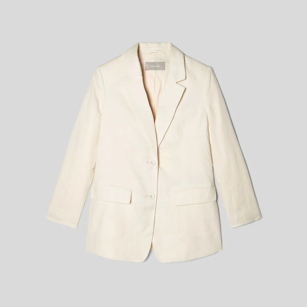The Oversized Blazer in Linen | Canvas