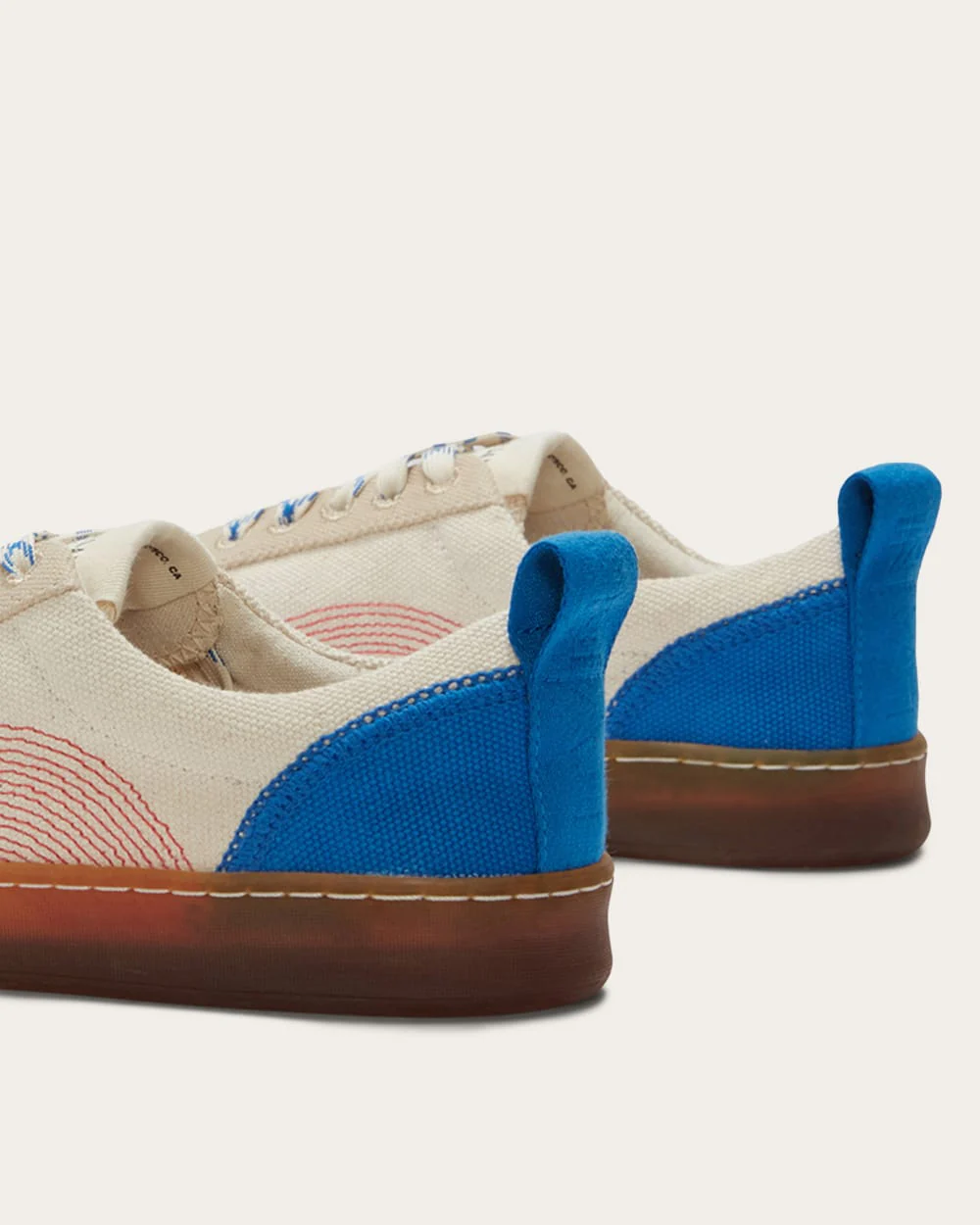 The Tread-Bare Sneaker | Canvas / Lapis Blue / Classic Red