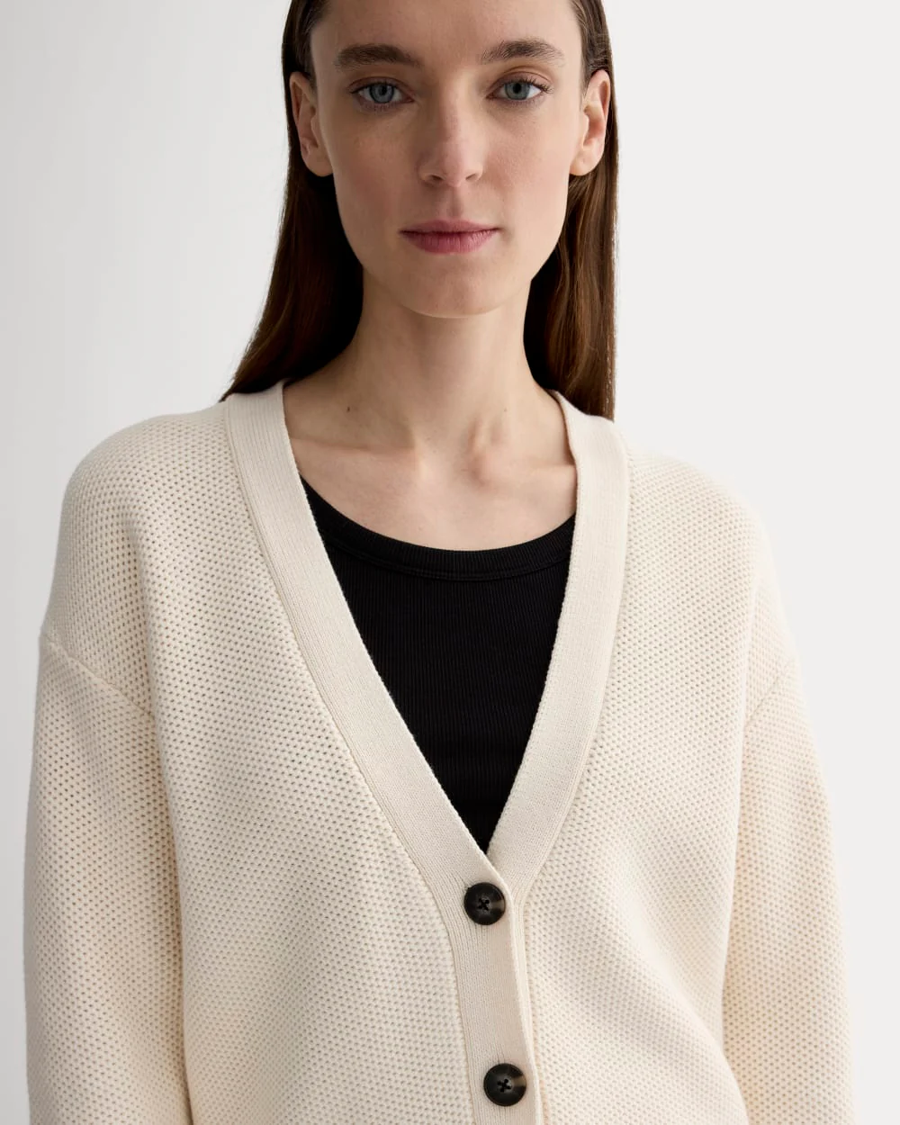 The Cotton Honeycomb Cardigan | Canvas