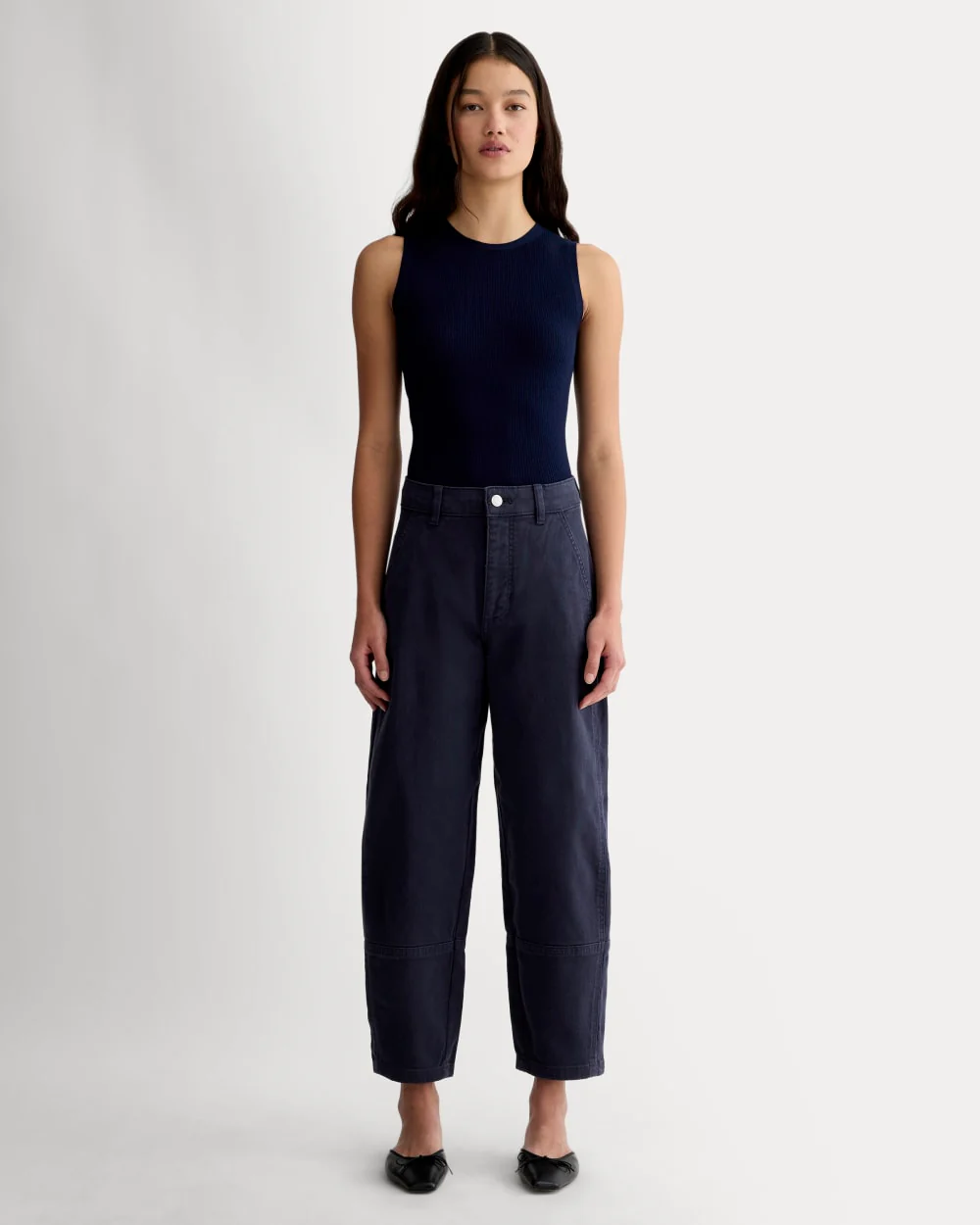 The Utility Barrel Pant | Navy | Regular