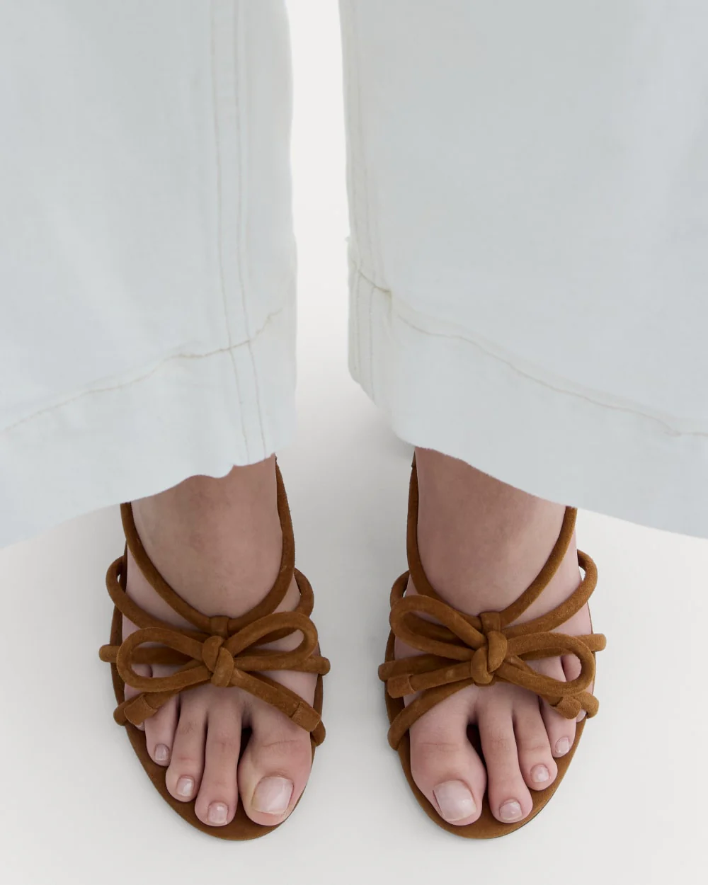 The Bow Heel | Canyon Brown Suede