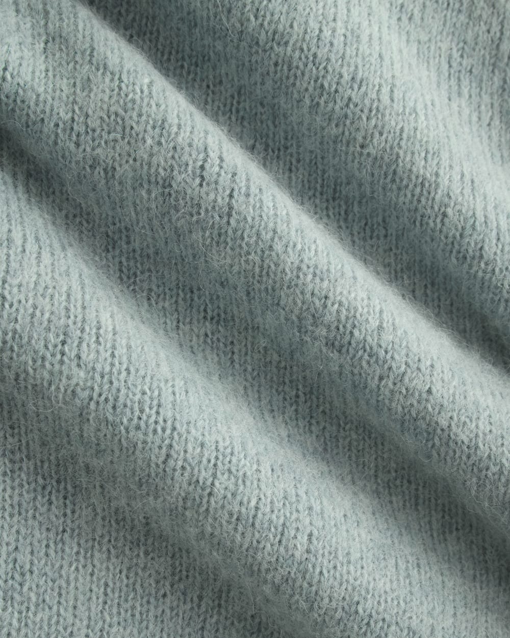 The Crew Cardigan in Alpaca | Heather Gray Mist