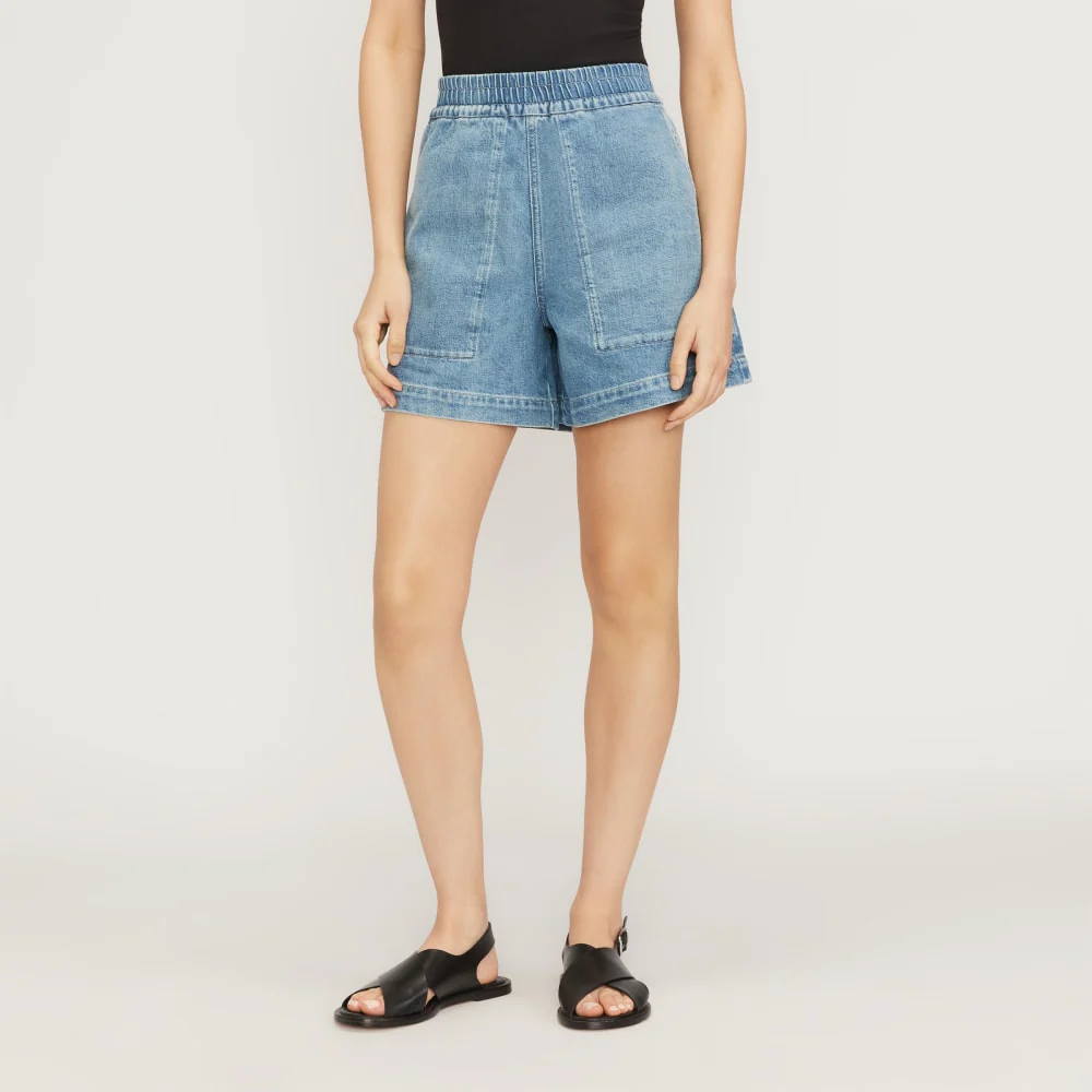 The Denim Utility Short | Shallow Water