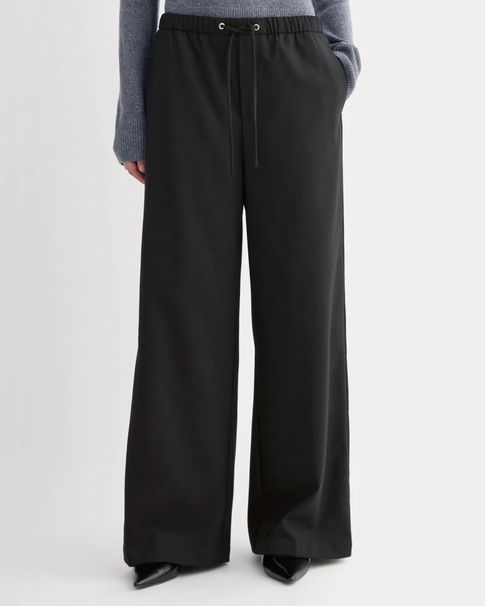The Pull-On Trouser in Tailor Twill | Black