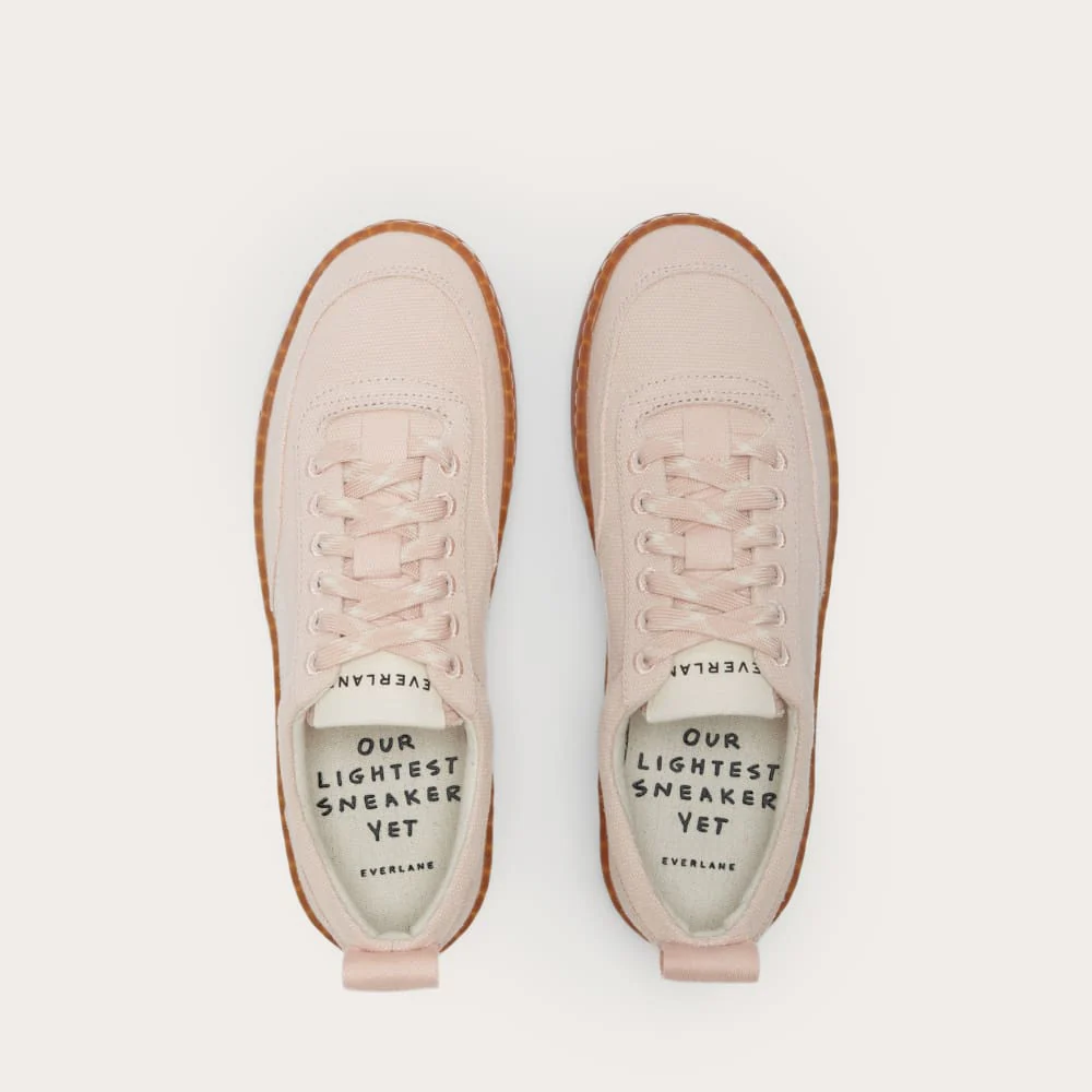 The Tread-Bare Sneaker | Pale Pink