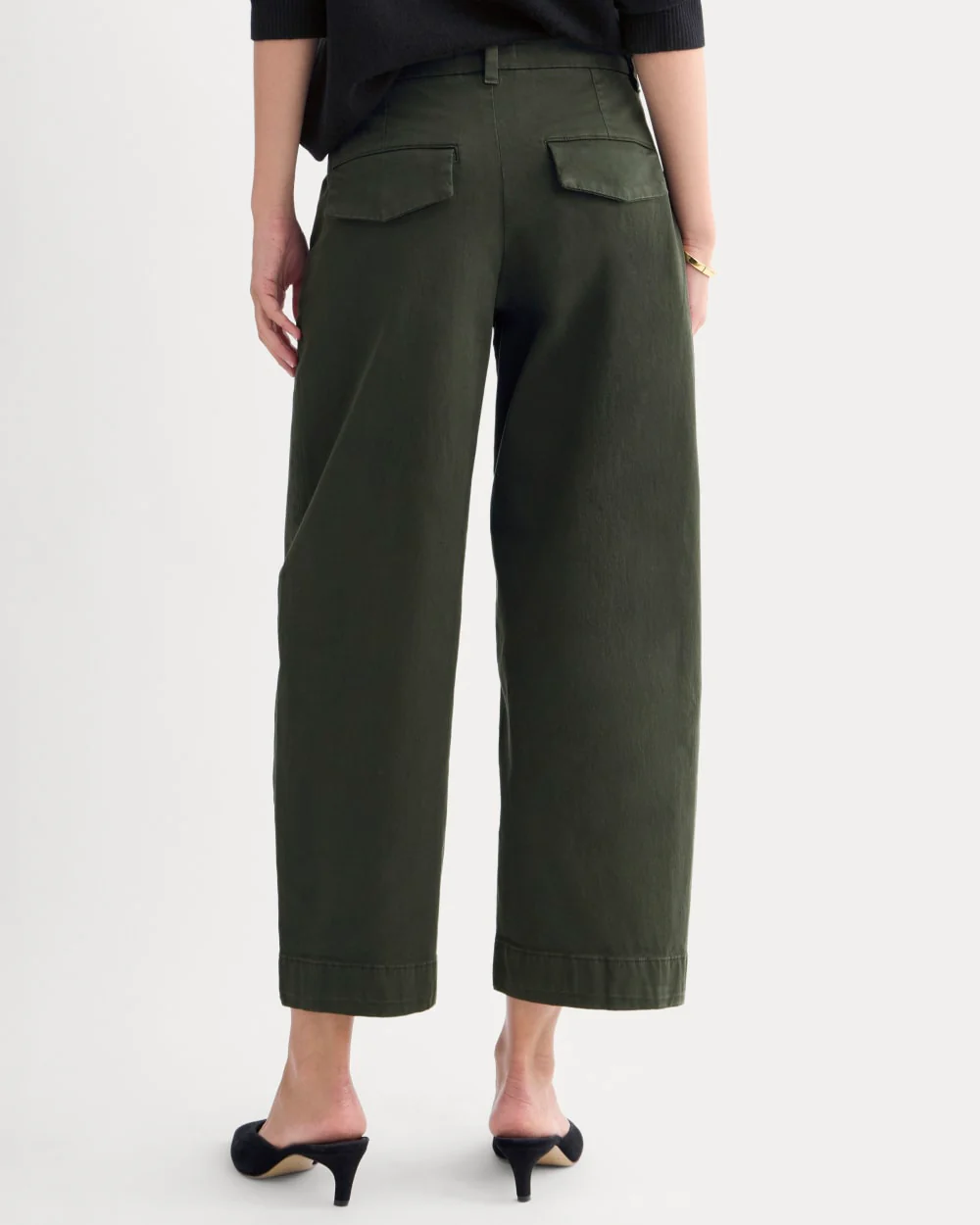Cotton Twill Chino | Dark Green