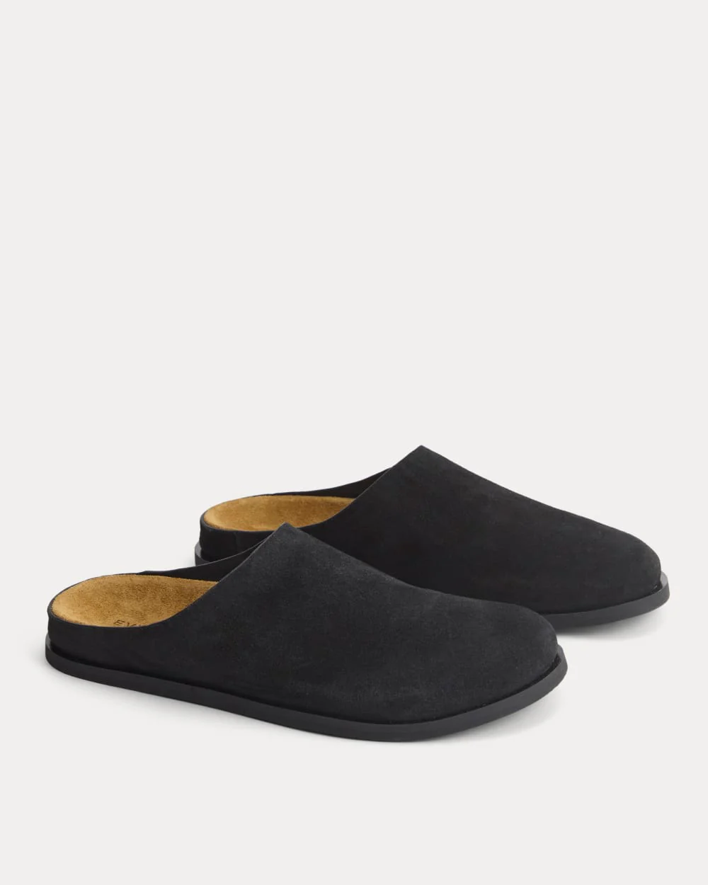 Suede Clog | Black Suede