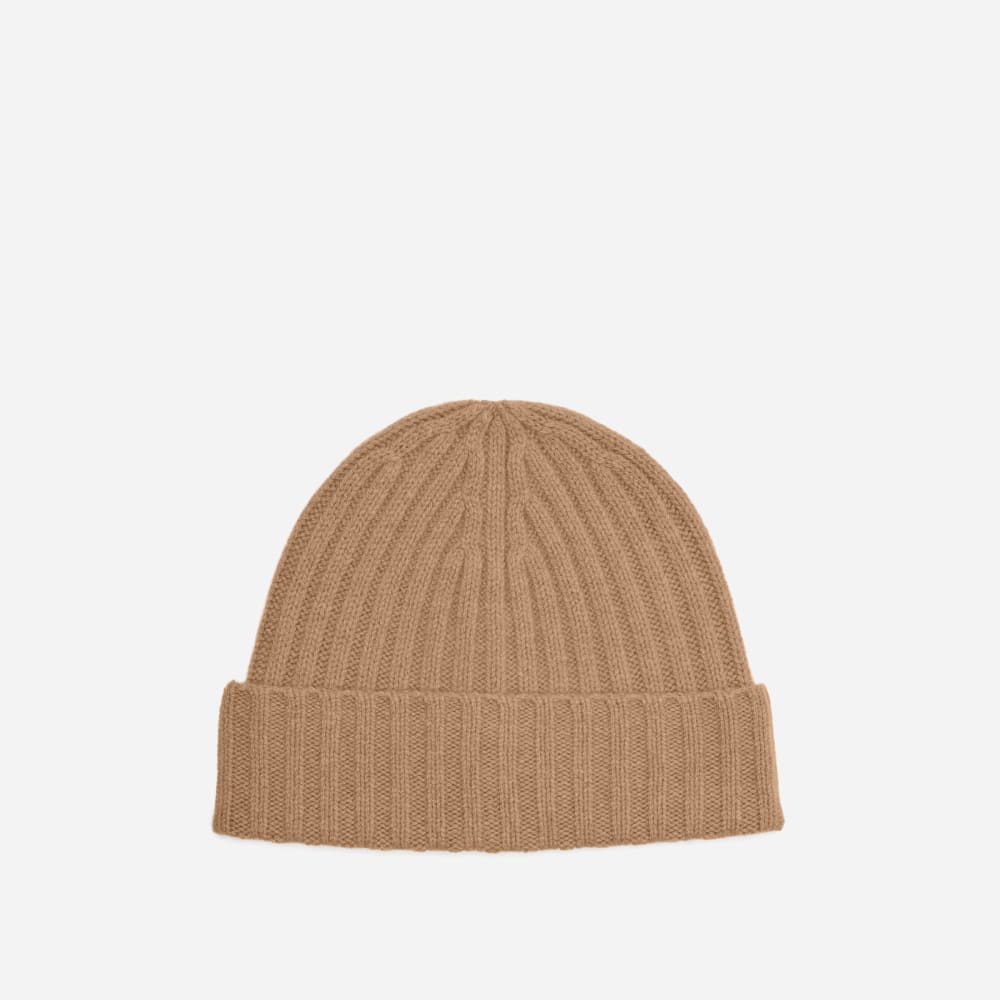 The Cashmere Beanie | Light Camel