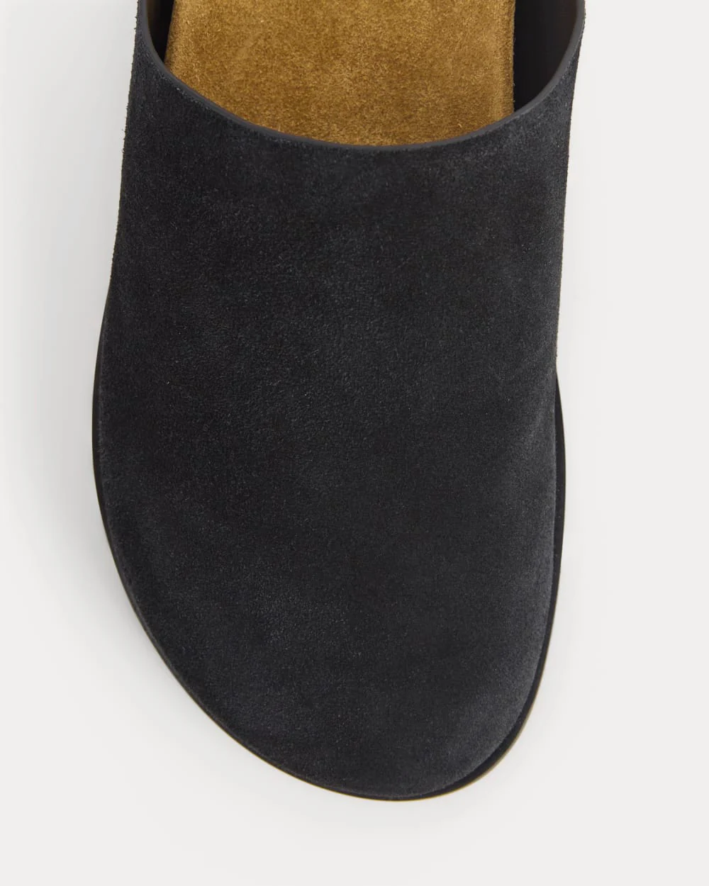 Suede Clog | Black Suede