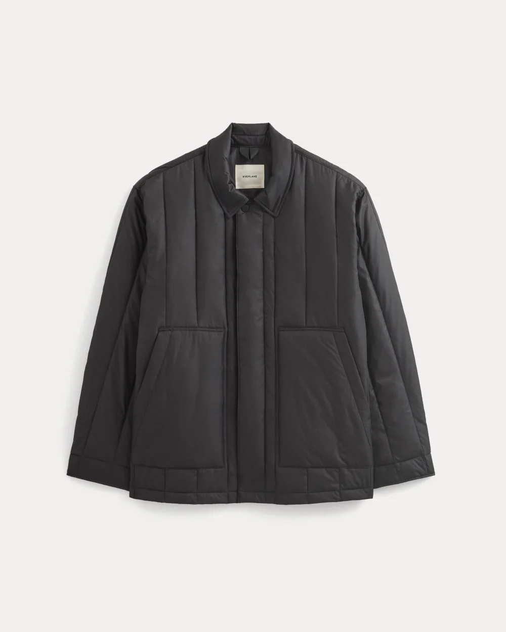 ReNew Vertical-Quilted Jacket | Black