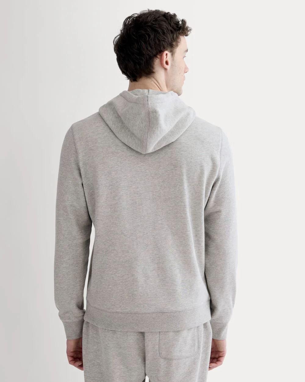 The Off-Duty Terry Hoodie | Heathered Grey