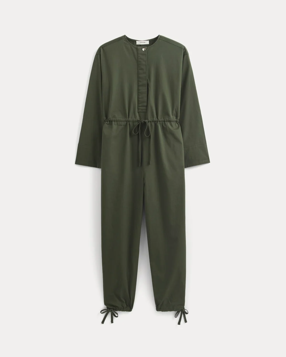 The Utility Drawstring Jumpsuit | Dark Forest