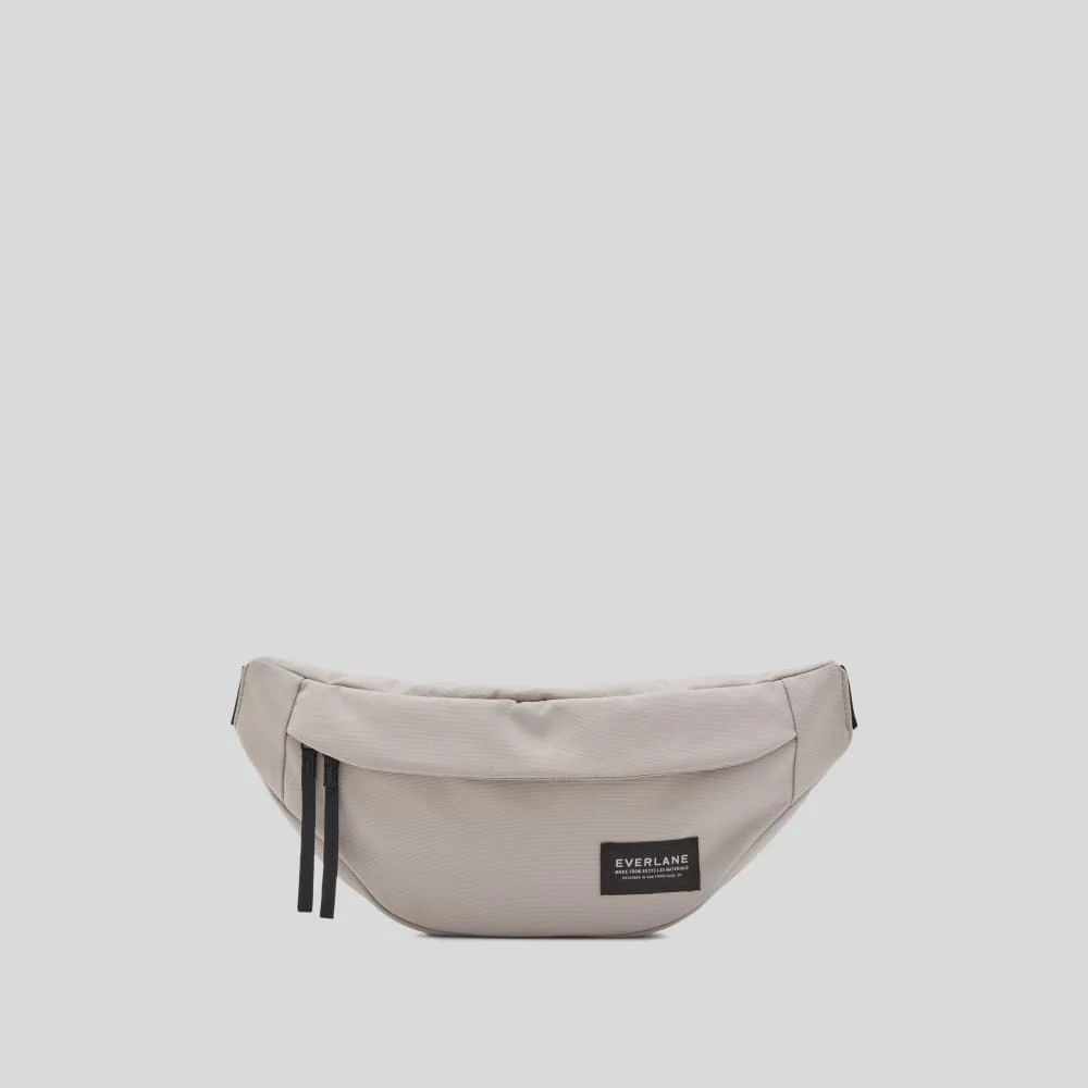 The Renew Transit Fanny Pack | Warm Quartz (with label)
