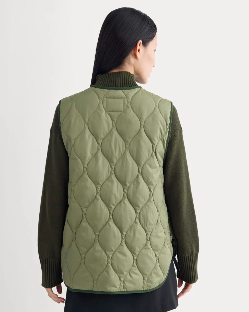 ReNew Quilted Vest | Lichen Green