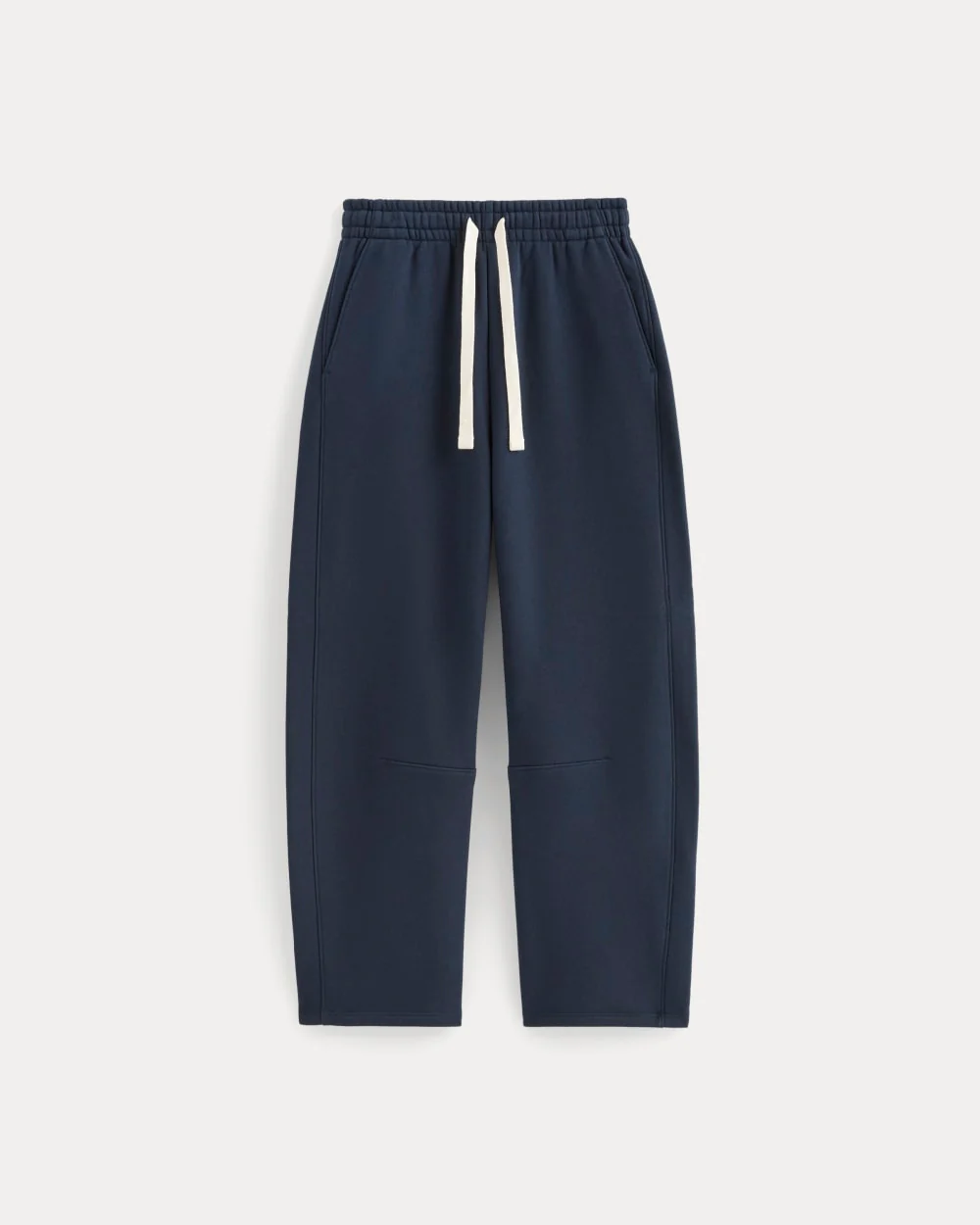 Luxe Fleece Barrel Sweatpant | Navy