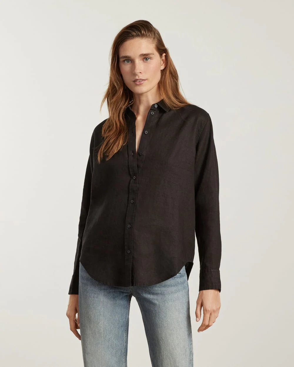 The Must-Have Shirt in Linen | Black