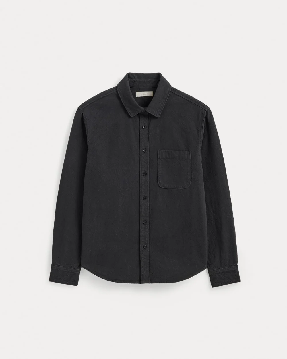 The Canvas Organic Cotton Overshirt | Black
