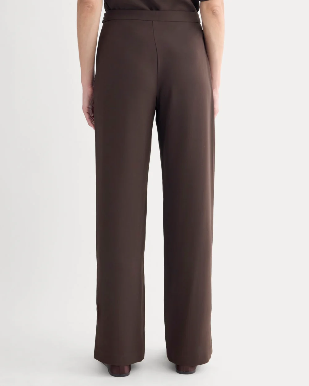 Drapey Crepe Pant | Dark Chocolate