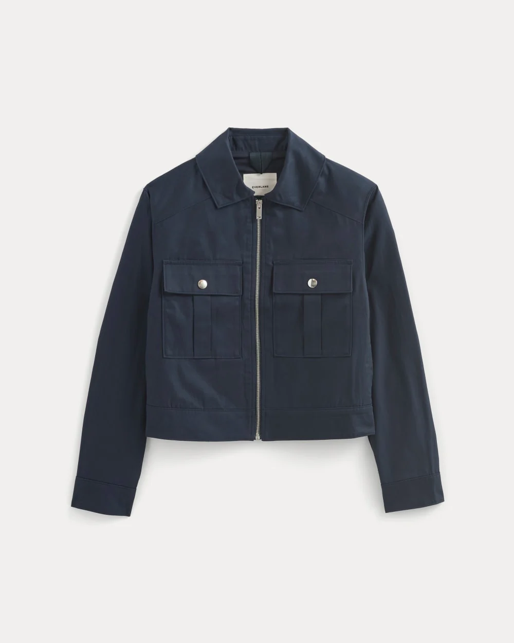 The Cropped Utility Jacket | Navy