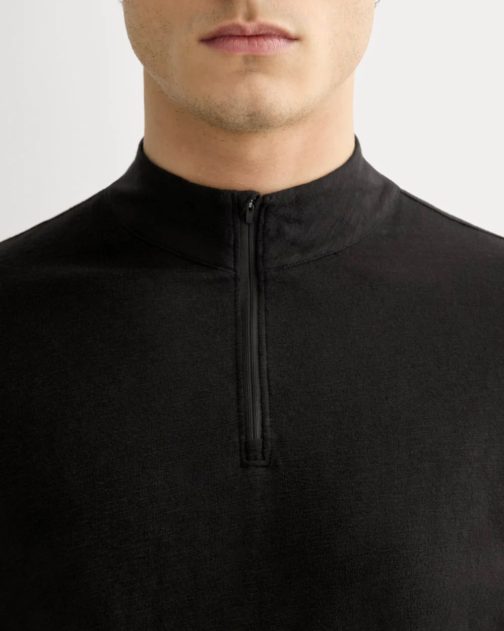 The Rec Quarter-Zip | Black