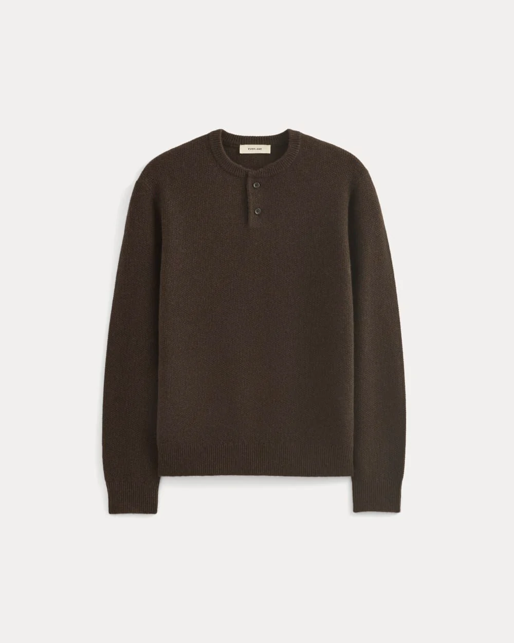 Henley in Wool Cashmere | Americano