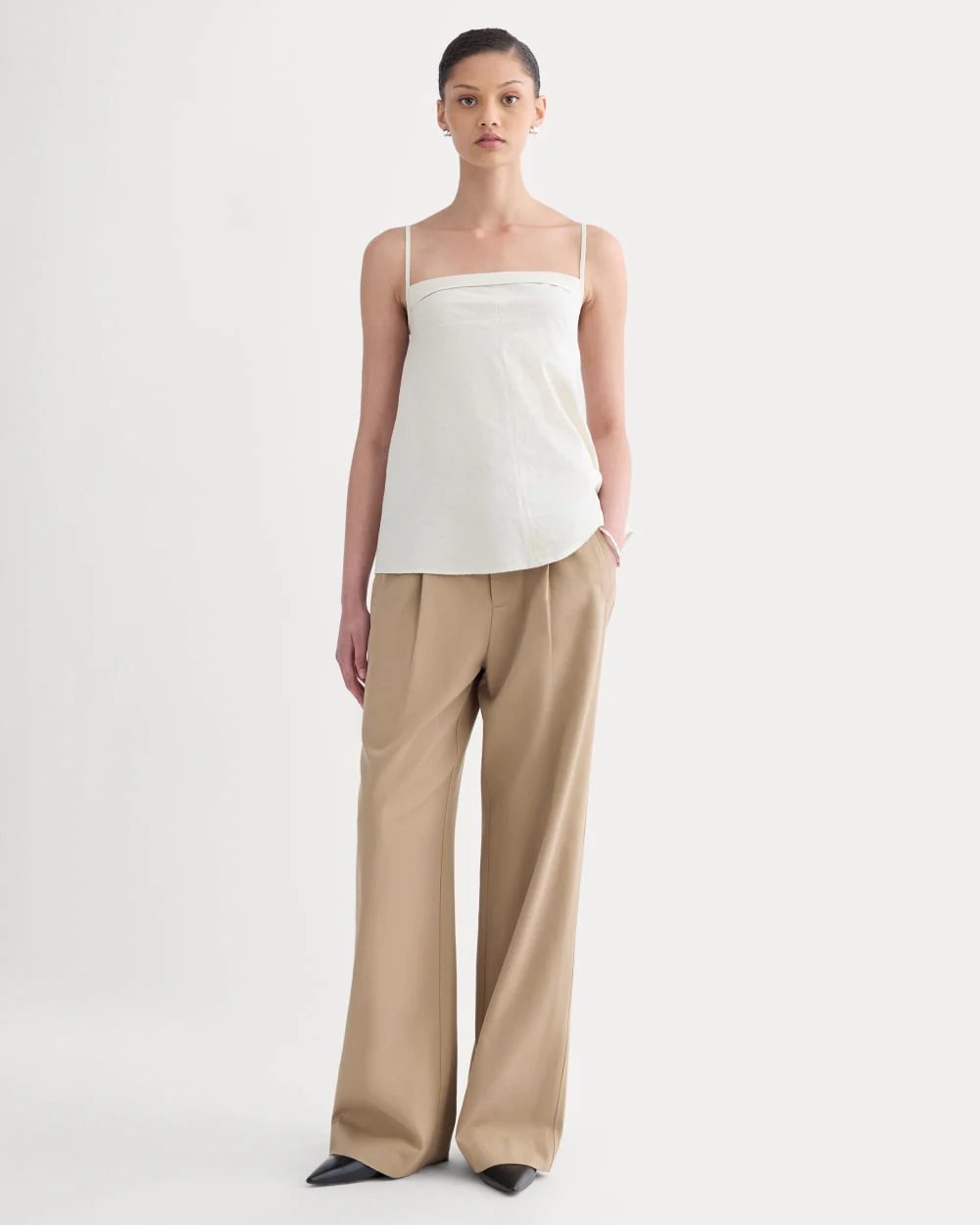 The Flowy Gauze Cami | Birch