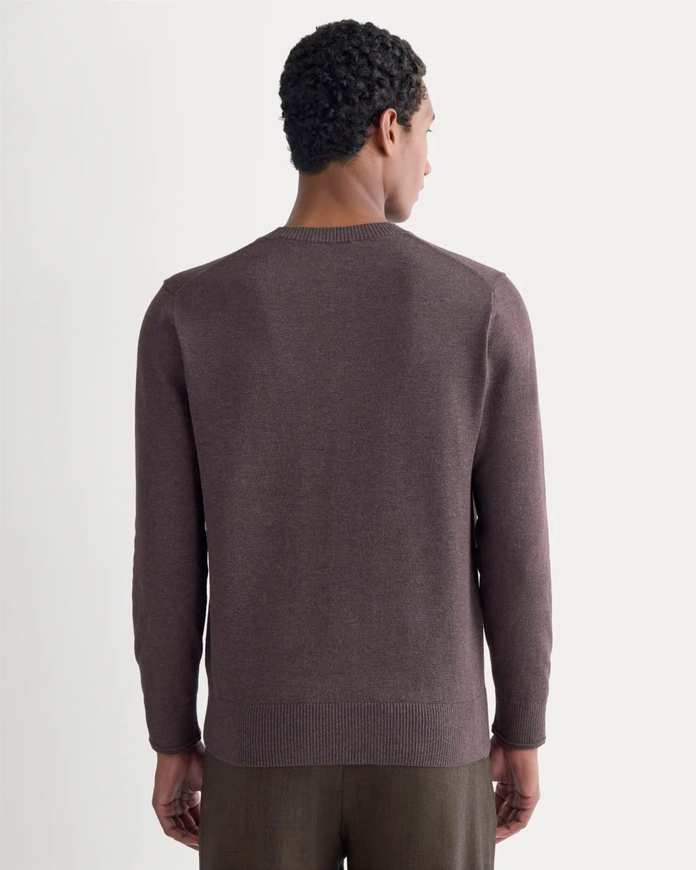 The No-Sweat Sweater | Uniform | Heathered Burgundy