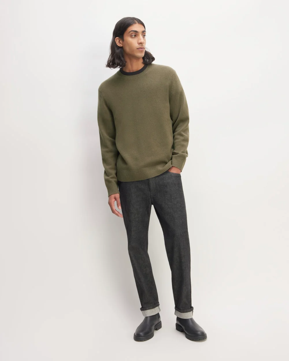 The Premium Merino Crew Neck Sweater | Kalamata