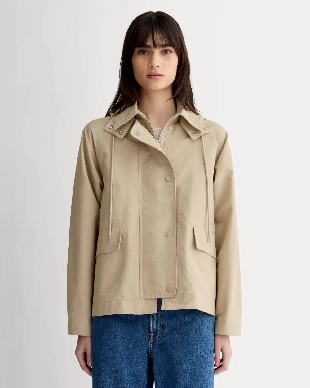 The Short Anorak | Trench Coat Khaki