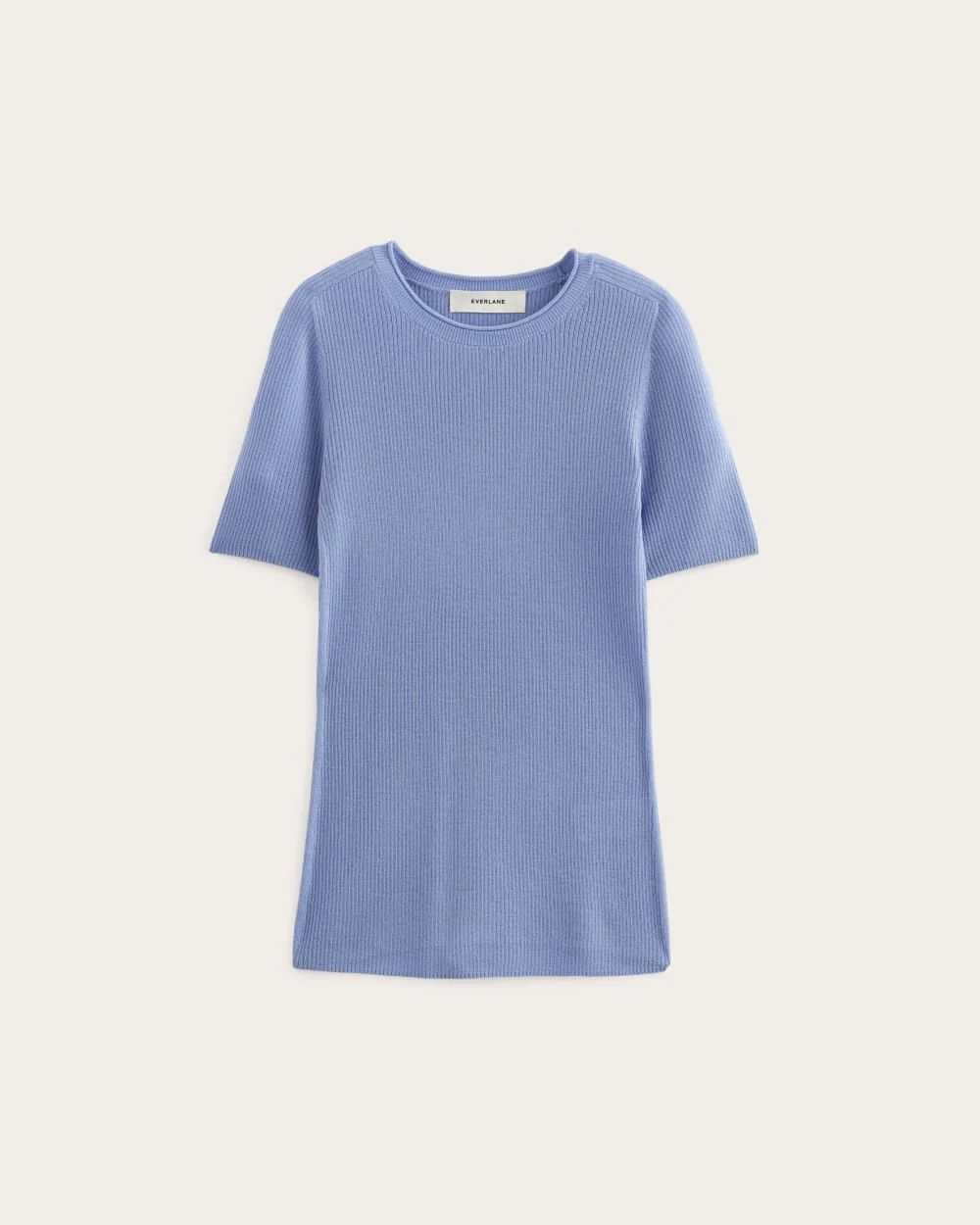 The Sweater Tee in Ultrasoft Merino | Bluebell