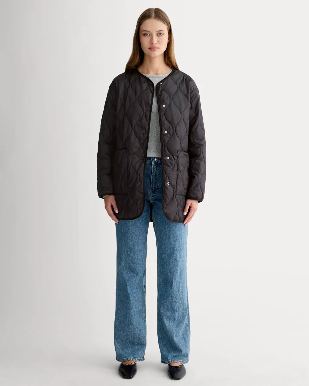 The Quilted Liner | Black