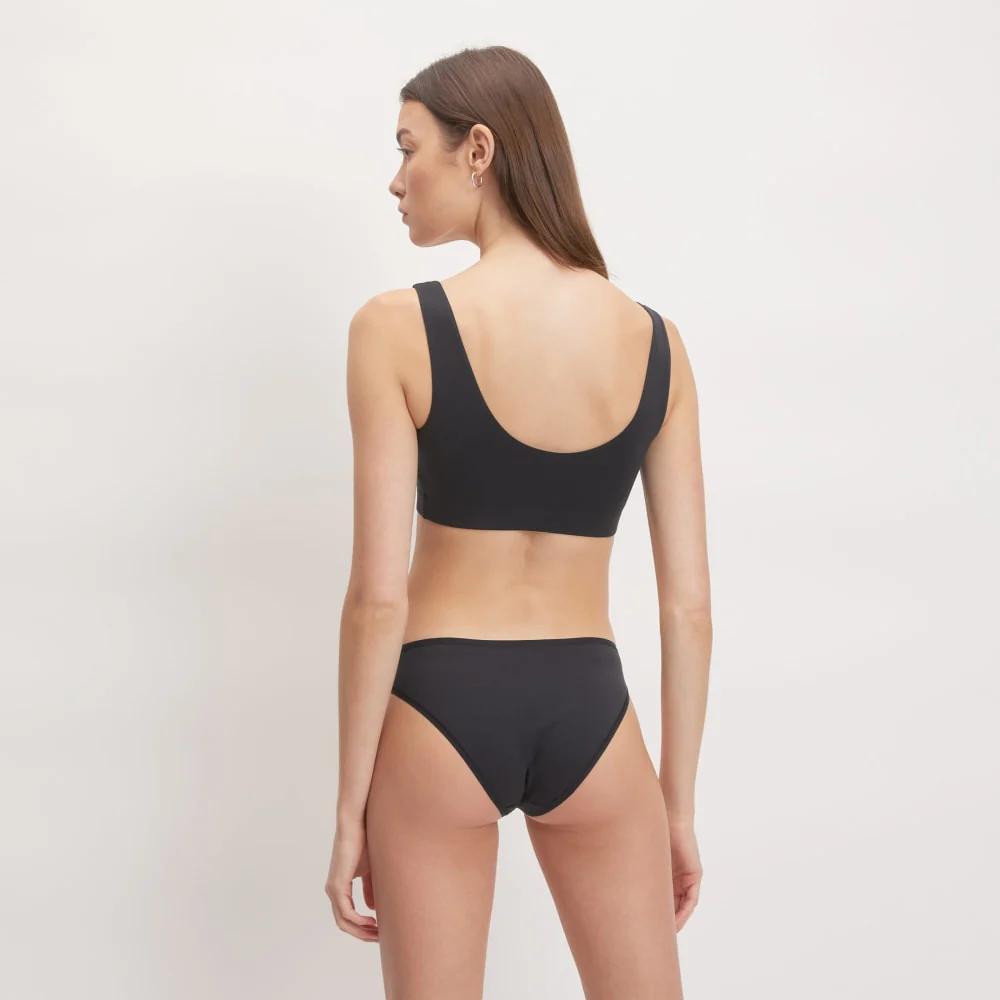 The Cotton Tank Bra | Black