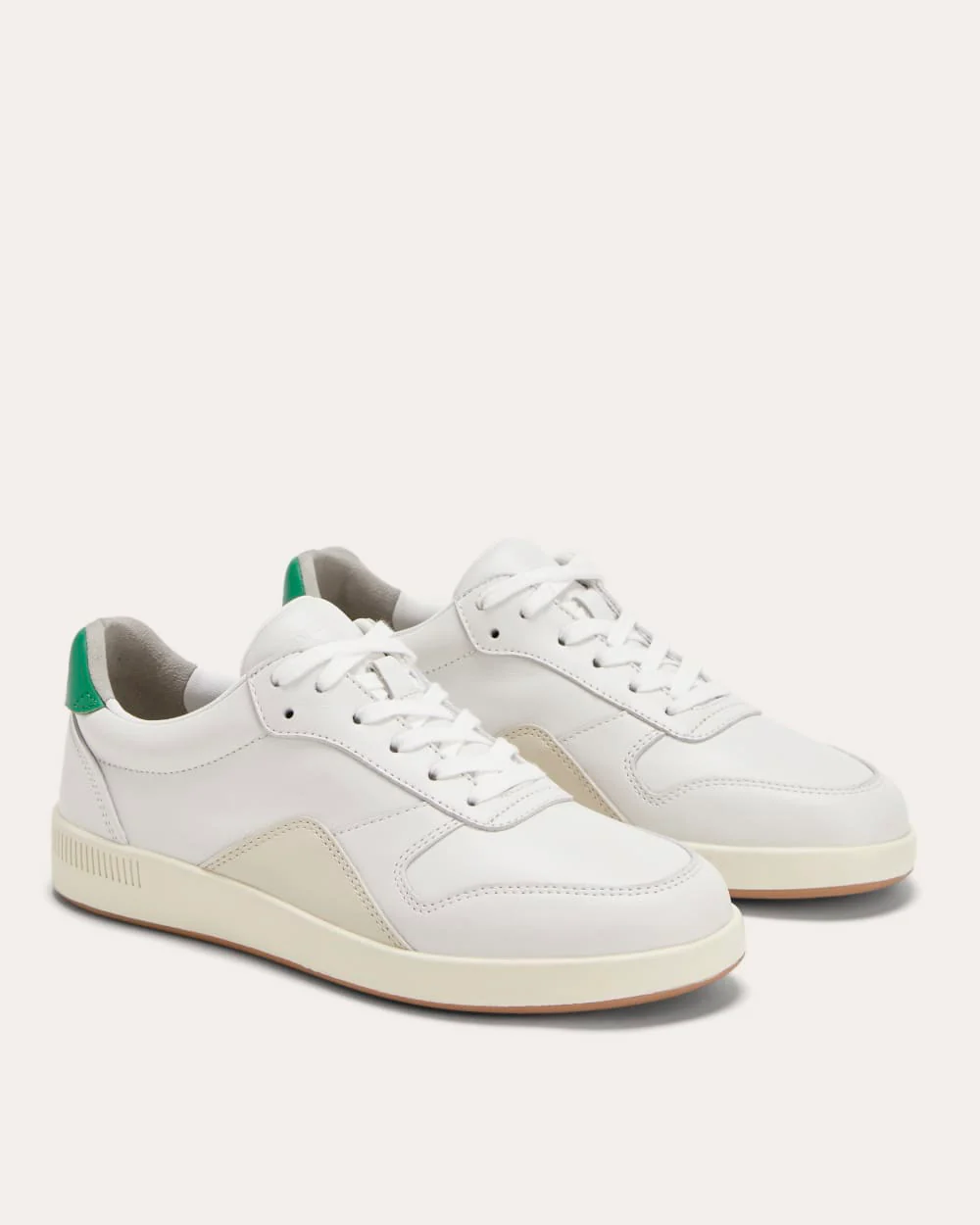 The Court Sneaker | White / Grass Green / Parchment