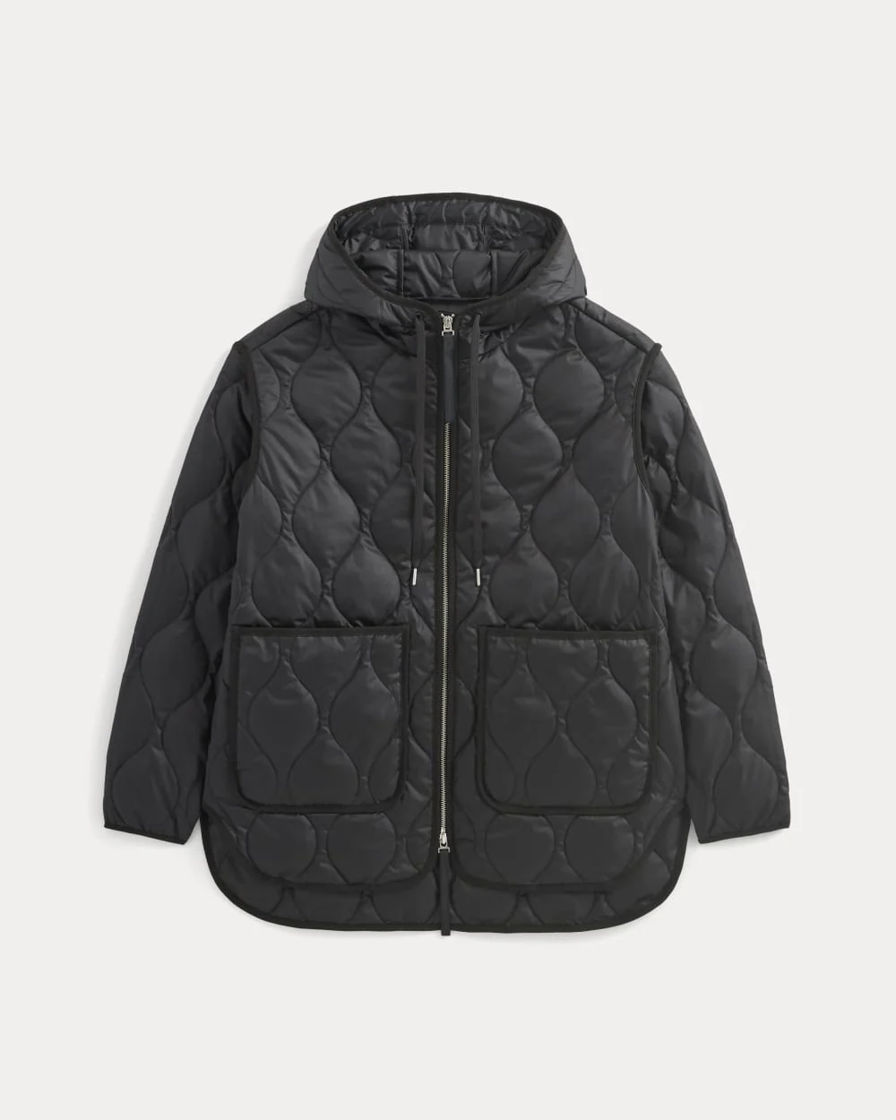 ReNew Quilted Hooded Liner | Black