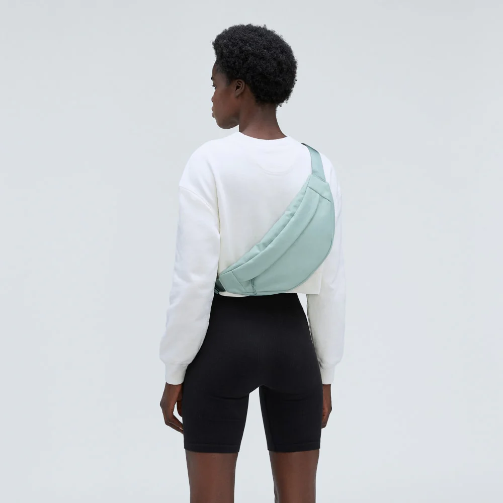 The Renew Transit Fanny Pack | White Sage / Green Millieu