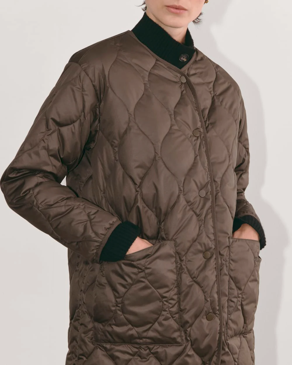 The Quilted Liner | Earth Brown