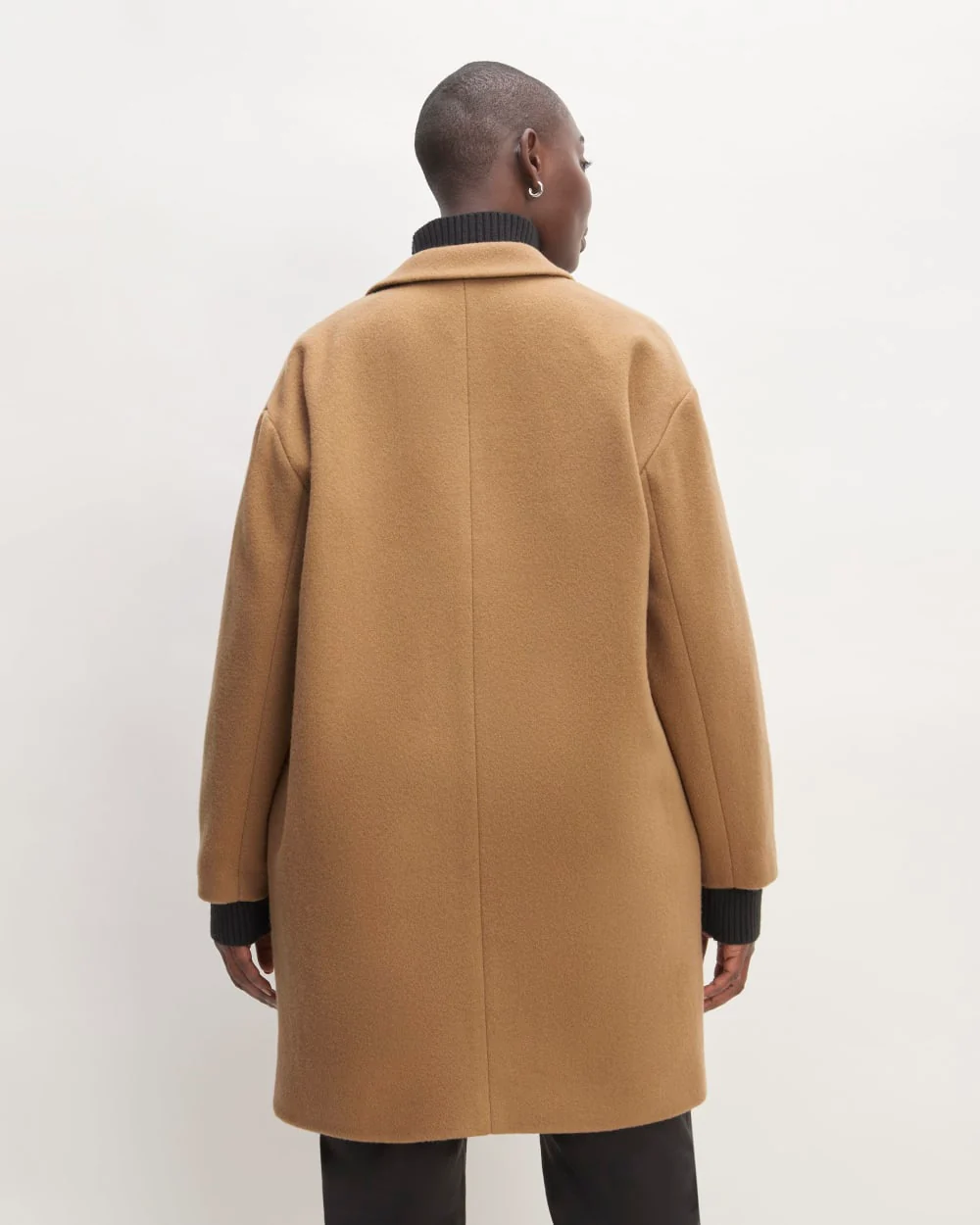 The Italian ReWool® Cocoon Coat | Camel