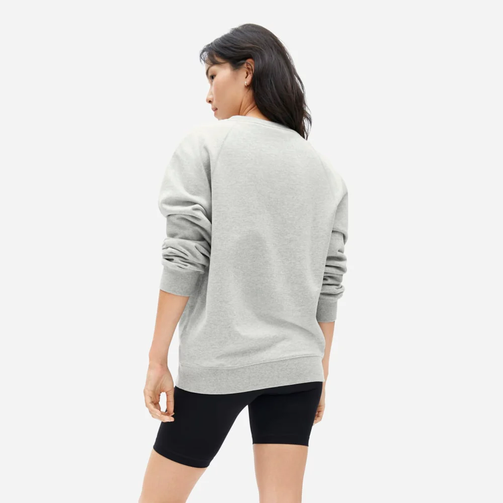The Unisex French Terry Crew |  Heathered Grey