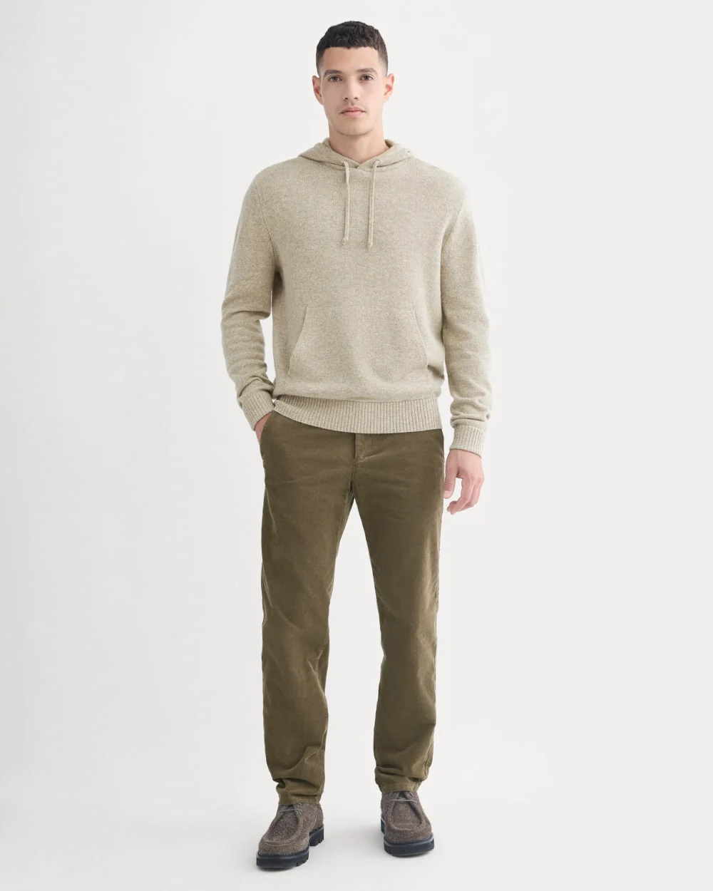 The Corduroy Trouser | Deep Taupe