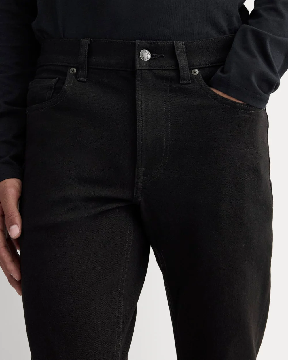The Slim 4-Way Stretch Organic Jean | Uniform  | Black